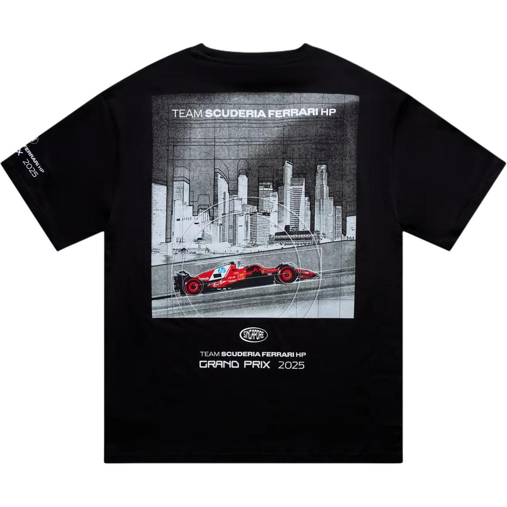Puma Scuderia Ferrari Singapore Tee Men Tops 637867-01