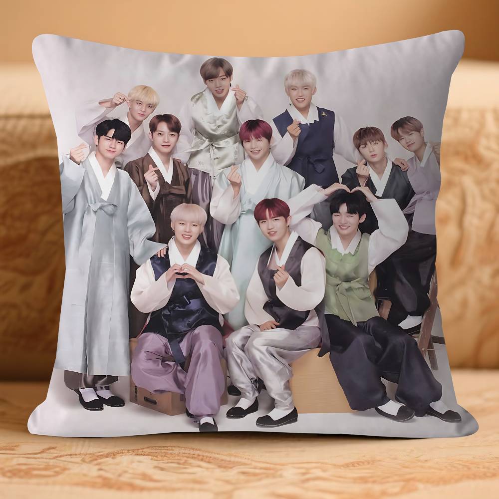 Kpop W-Wan-na One Подушка Аниме Подушка Подушка для головы Дивана-кровати Наволочка Чехол для подушки 45x45 см Мода