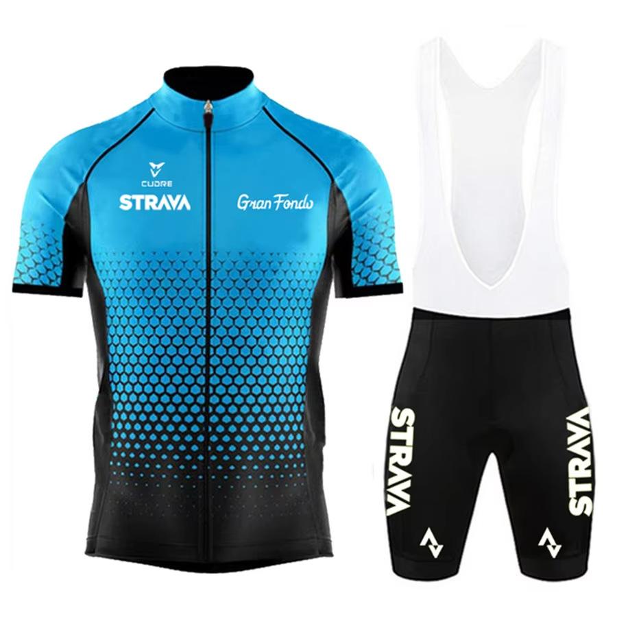 Road Bike Short-sleeved Shorts Light and Close-fitting Cycling Suit, Cycling Event Cycling Suit for Men and Women Summer Breathable Cycling Suit