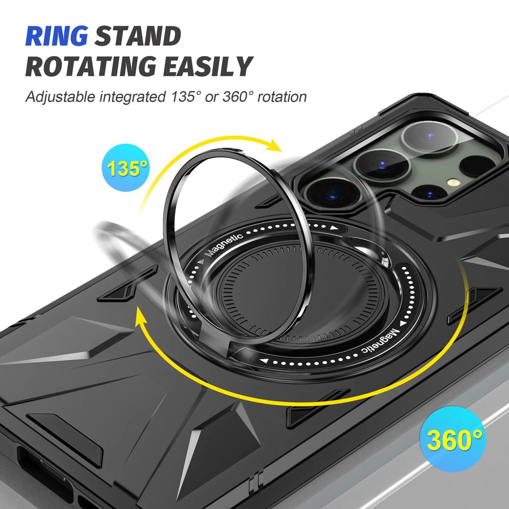 Anti-Shock Comfortable Stand Case for Samsung Galaxy A55 A15 A35 5G A14 A54 A34 A05S S24 Ultra S23 FE Plus Kickstand Phone Bag
