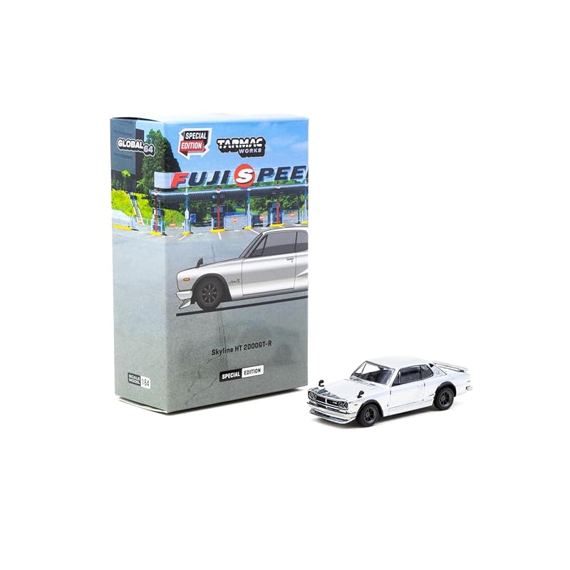 TARMACWORKS 1/64 Skyline HT 2000GT-R Silver Chrome Special Edition Готовый продукт T64G-043-SC