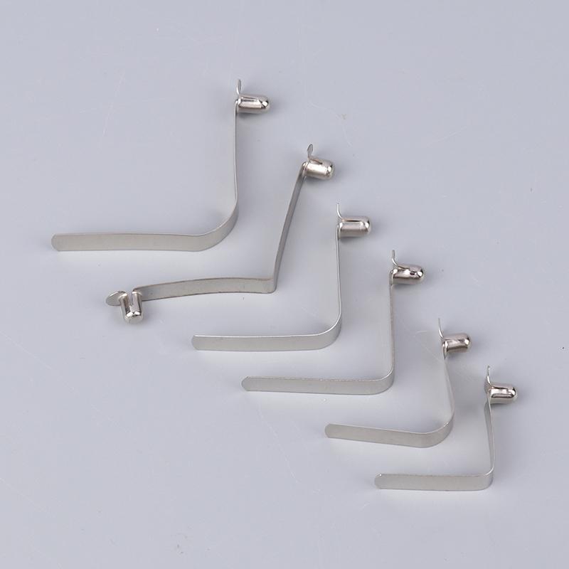 10 шт., однокнопочная защелка для трубы, V-образный стальной пружинный зажим для каравана, каяка