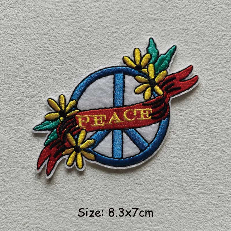 Вышитая нашивка с изображением животного, красочный солнечный единорог, цветок, грибное сердце, плавкие термопереводные картинки, новый аксессуар для одежды из ткани «сделай сам», теплопередача