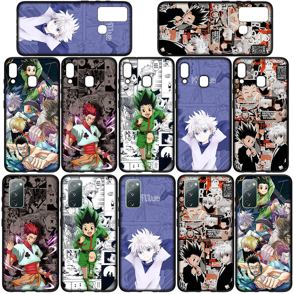 Для Samsung Galaxy S25 S24 S23 iPhone 17 16 15 Xiaomi Redmi Note 14 13 12 11 Plus Pro Max XR Чехол Killua Gon Freecss Hunter X Hunter OPPO Huawei Обложка