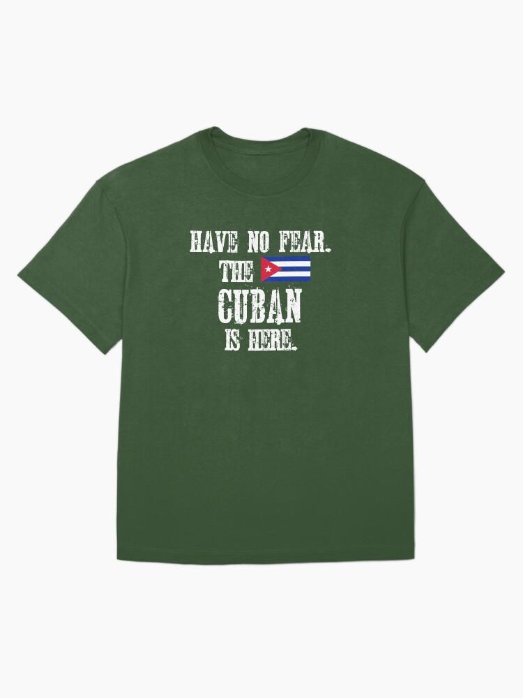 Celia Cruz Have no fear. The Cuban is here. With the Cuban Flag Oversized T-Shirt