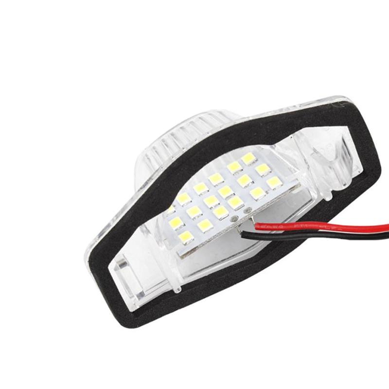 18 Led Car Number License Plate Lights Assembly Pure 6000K For Cr-V Fr-V Stream 12V Smd Number Lamp Led License Plate Light