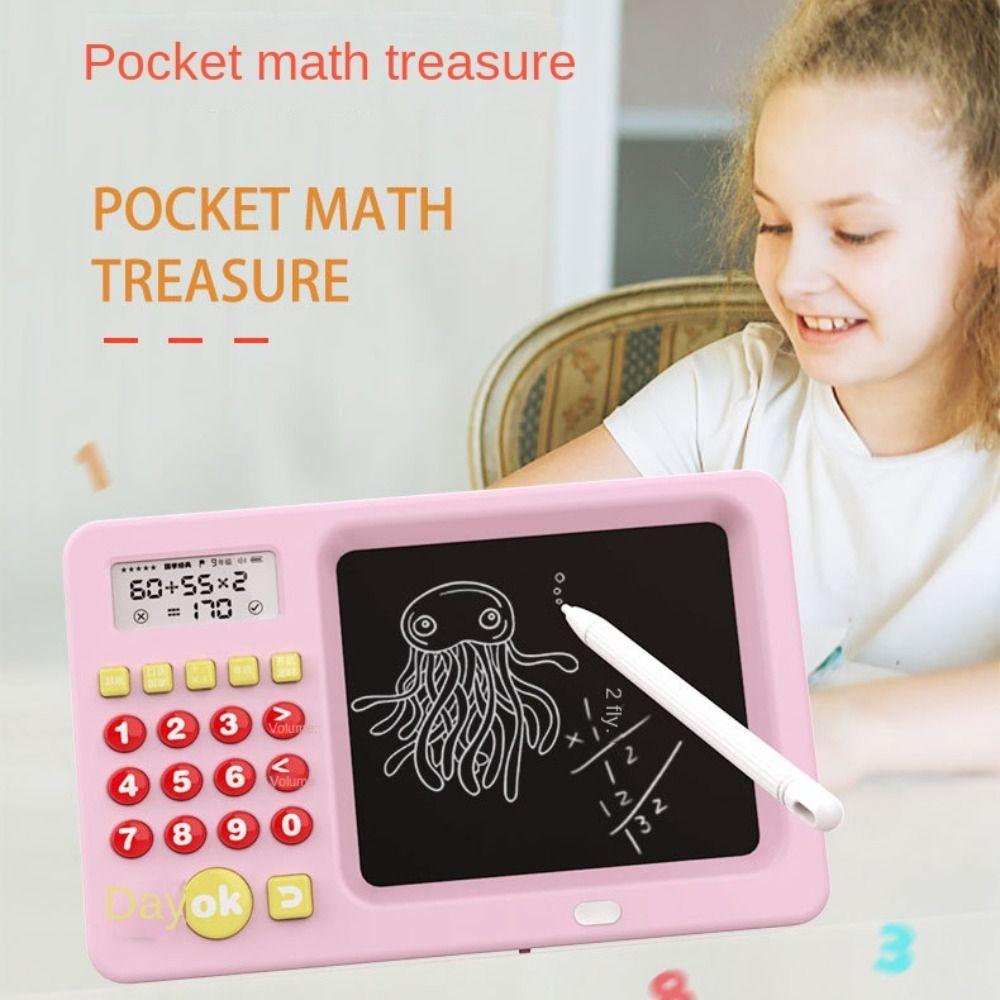 2 in 1 Calculator Handwriting Board LCD Screen Children's Drawing Board  Girls/Boys