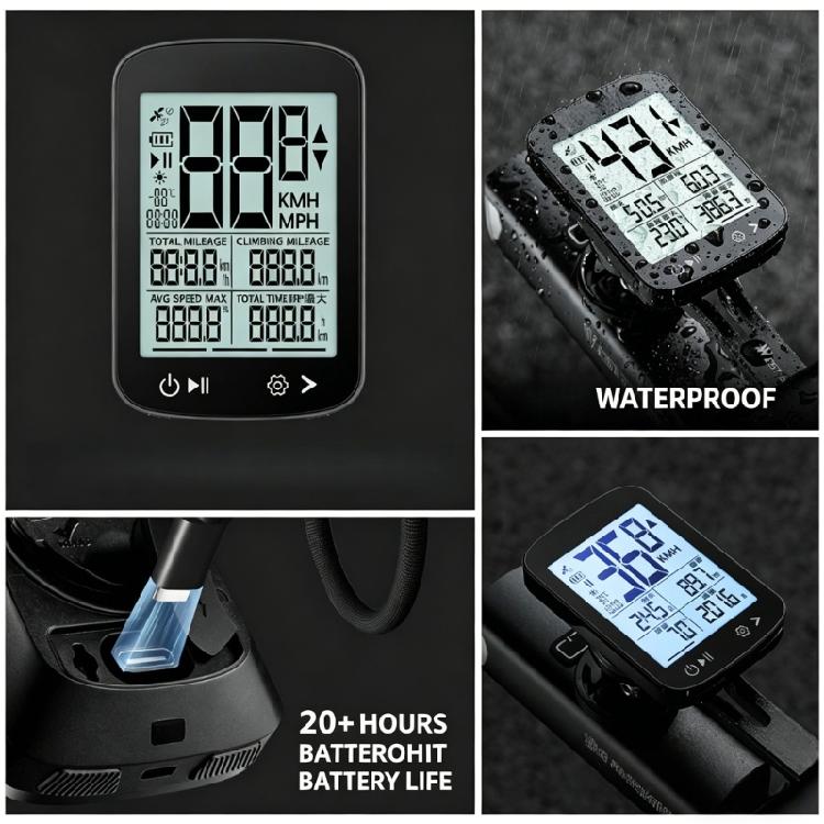 Многофункциональный велокомпьютер для шоссейного велосипеда Беспроводной спидометр для велоспорта Велосипедный секундомер Секундомер для горного велосипеда Выносливый
