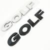 Серебристый или Черный АБС GOLF Автомобиль Задний Бампер Багажник Буква Английского Алфавита Эмблема Наклейки Значок Наклейки Автостайлинг Логотип Аксессуары