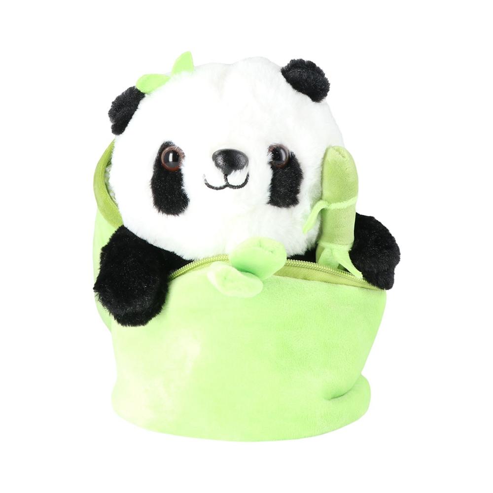 Toys Panda Animal Panda Stuffed Doll Panda Plush Pillow Soft Toy 2 In 1 Tube Panda Plush Toy