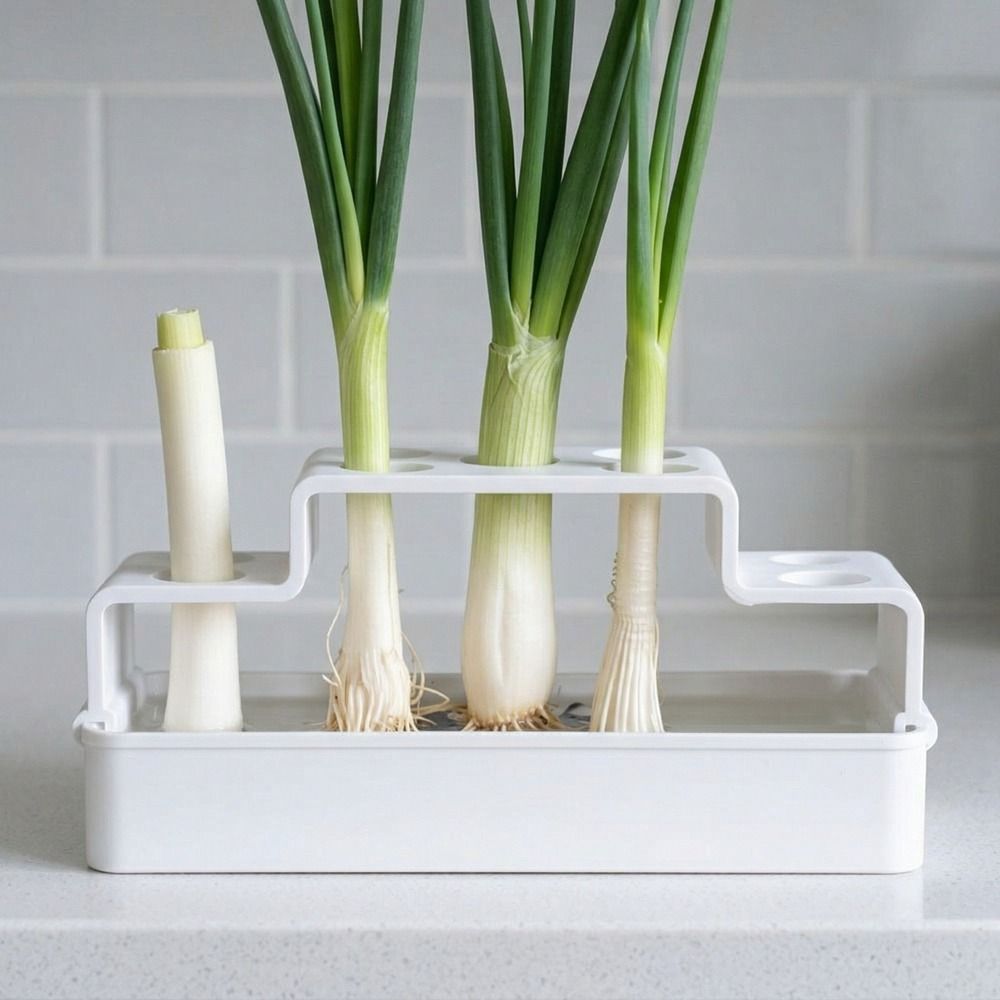 Plastic Hydroponic Vegetable Box Ventilated Growing Seedling Tray Balcony Garden