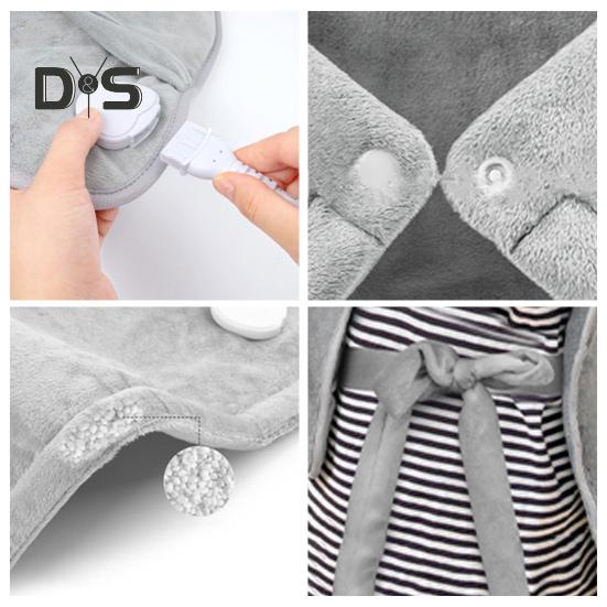 Электрический нагревательный платок с розеткой ЕС, регулируемые кнопки, автоматическое выключение, сохранение тепла плеч, шеи и спины, 6 скоростей регулировки температуры, управление одной кнопкой, грелка