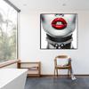 Sexy Woman Red Lips Wall Art Posters Modern Home Living Room Bedroom Decorative Canvas Painting Picture Print Artwork
