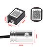 RGB LED Оптическая Светодиодная Лента 9-в-1 Управление через Bluetooth Приложение 12В Стайлинг Автомобиля