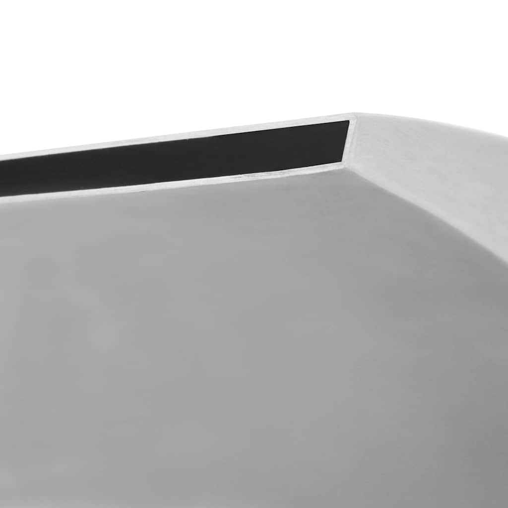 Pool Waterfall Stainless Steel 50x30x53 cm Silver
