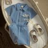 6M-4Y Summer Baby Boy Clothes Sets Toddler Infant Kid Solid Color Shirt Tops Shorts Casual Outfits Soft Summer Clothing