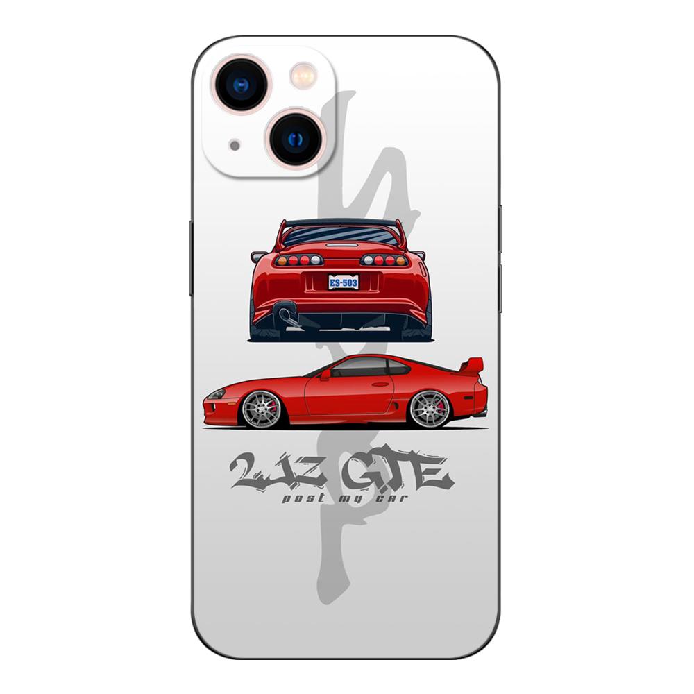 Черный чехол из ТПУ для Realme 2 3 3i 5i 5S 6s 7i 6 7 8 8i pro 4g 5g, чехол HKS Supra 2JZ