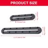 2Pcs Kayak Slide Track Rail Bracket Kayak Accessories Mount Track for Fishing Rod Holder, Fish Fider, Cup Holder