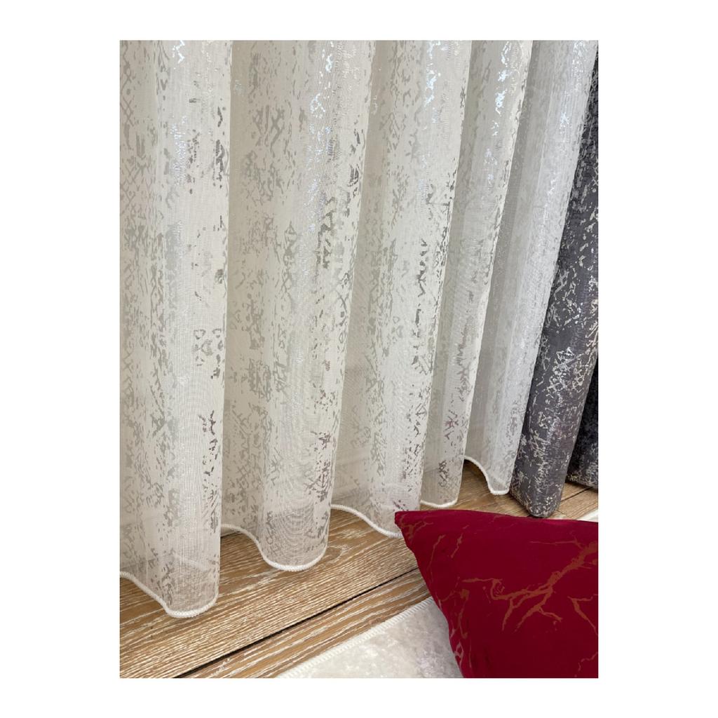 Modern Leafy 1/2.5 Battery - Занавес из тюля сусального золота