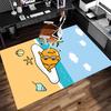 1pc Sanrio4 Print Area Rug - Soft, Washable Non-Slip Indoor Mat for Office Chairs, Living Room, Home Office Decorative Rug