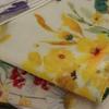 Flower Printed Table Cover Vintage Tablecloth Table Flag Linen Table Runner  Table Decor