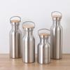 Lid Sports Fitness Single Walled Water Bottle Bicycle Water Bottles Metal Flask Stainless Steel