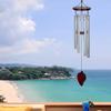 Aluminum Tube Wind Chime 6-Tube Wind Chime Hanging Decoration with Soothing Sounds for Garden Patio Balcony Indoor