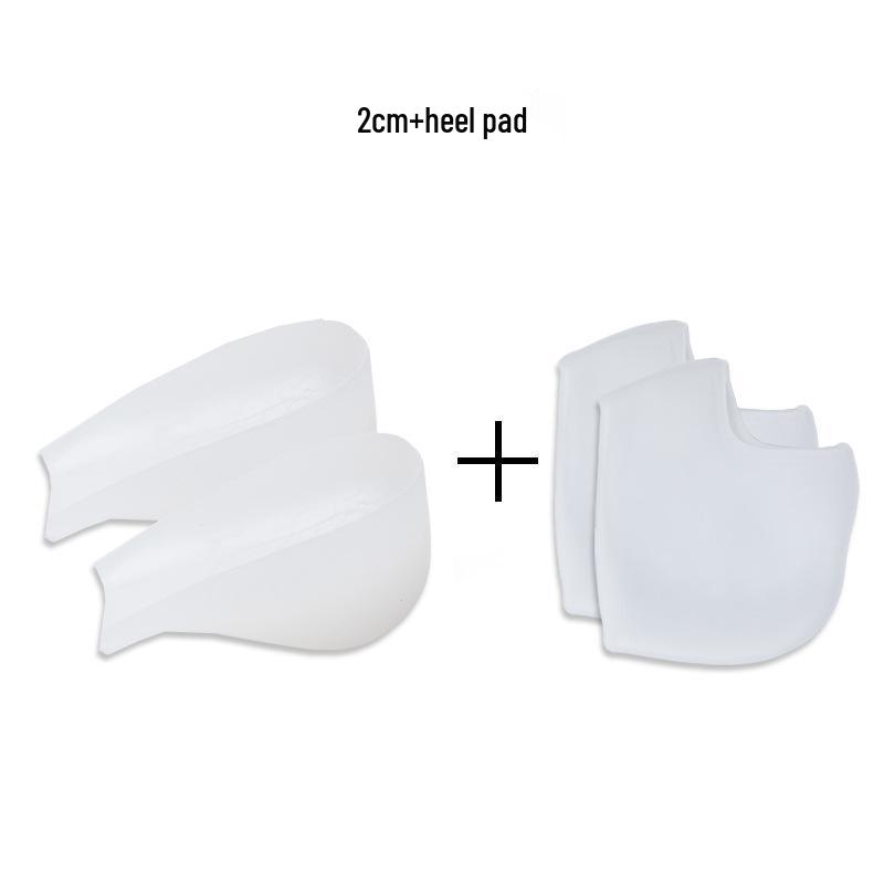 Женские невидимые силиконовые накладки на пятку Douyin - Прозрачные, противоскользящие стельки для увеличения роста