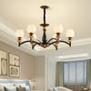 Modern and Simple Chandelier, Ceramic Dining Room Light Study and Bedroom Lamp