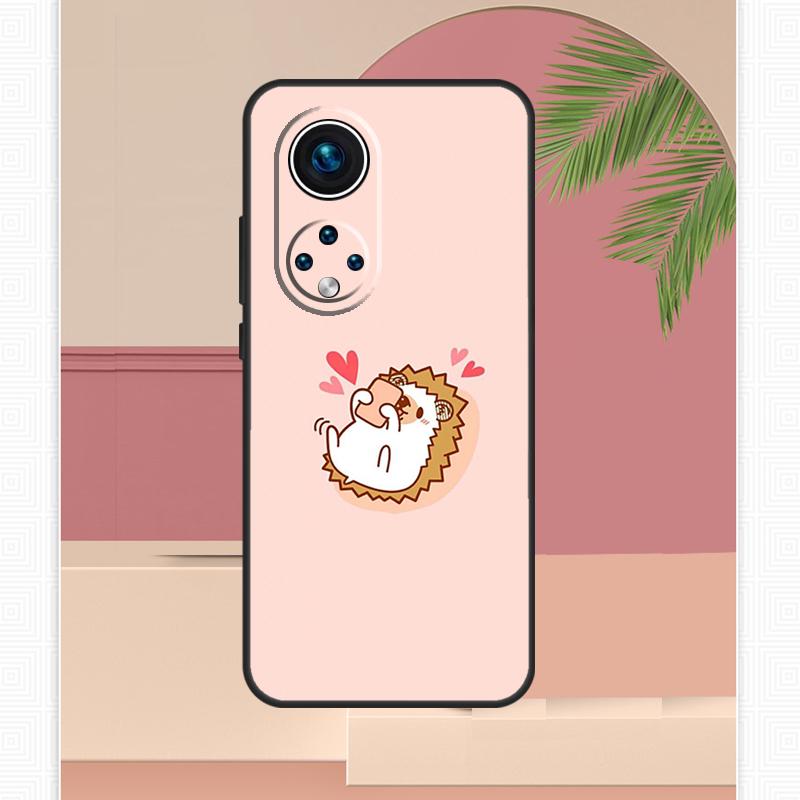 Милый Чехол-Сердечко с Ежиком Для Honor Magic 7 Lite 5 6 8 Pro Honor 200 400 X9c X9b X9a X8b X8a X8c 50 70 90 Чехол