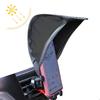 1pcs Mobile Phone Sunshade Rain Sun Silver Plated Car Phone Holder Umbrella UV Heat Shield Motorcycle Phone Shade Stand
