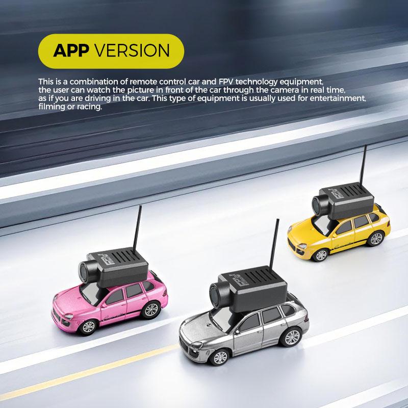 Mini 6401 Rc Camera Car with Remote Control 1/64 720P FPV Camera Vehicle with Gyroscope RC Racing Car Toy for Children