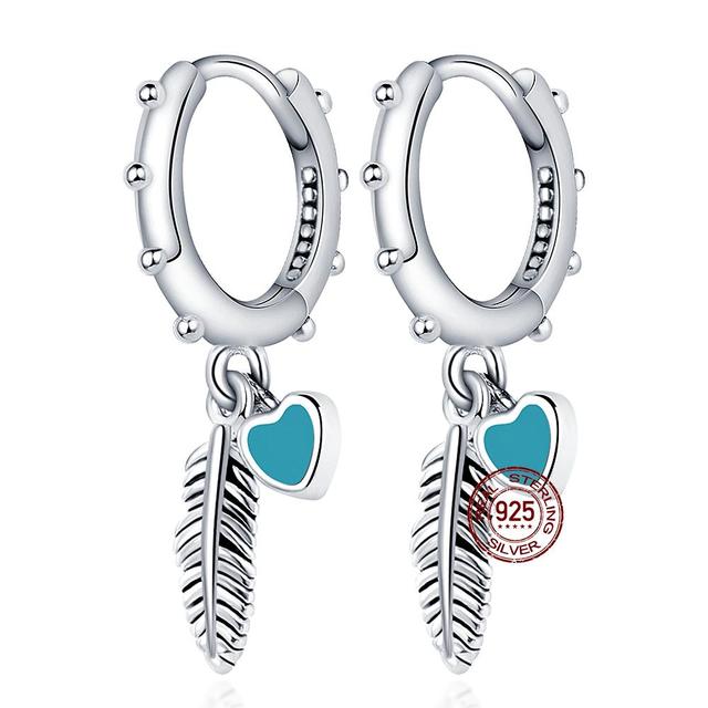 100% настоящие серьги из серебра 925 пробы, снежинка, циркон, в форме сердца, золото, розовое золото, циркон, ювелирные изделия, сверкающий кулон-обруч