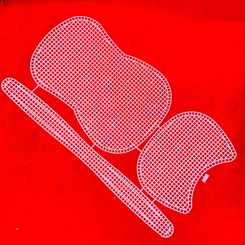 1Pc Horseshoe Bag Mesh Knitting Lining Weaving Plastic Mesh Sheet Accessories Velvet