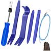 ToBeBold Interior Stripping, Inner Lining, Peel Off Panel, Clip Clamp Tool, Wiring Guide, Storage Bag Included, 7-Piece Set, Blue