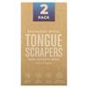 Скребок для языка из нержавеющей стали, 2 шт.
