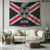 New Zealand Warriors Wall Tapestry Aesthetic Wall Hanging Printed Fabric Blanket Decorative Tapestries for Bedroom Living Room Home Decor