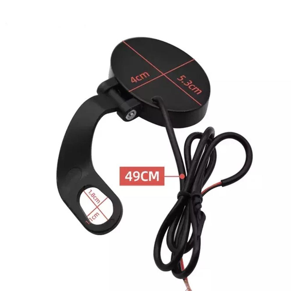 Универсальный мотоциклетный электронный вольтметр водонепроницаемый пылезащитный светодиодные часы цифровой дисплей панель измерительная панель аксессуары для мотоциклов