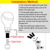 Universal Skull Head Gear Lever Gear Shifts Knob Skeleton Shape Gear Shift Knob Manual Transmission LED Light Gear Shifts Knob