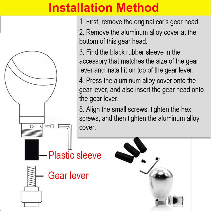 Universal Skull Head Gear Lever Gear Shifts Knob Skeleton Shape Gear Shift Knob Manual Transmission LED Light Gear Shifts Knob