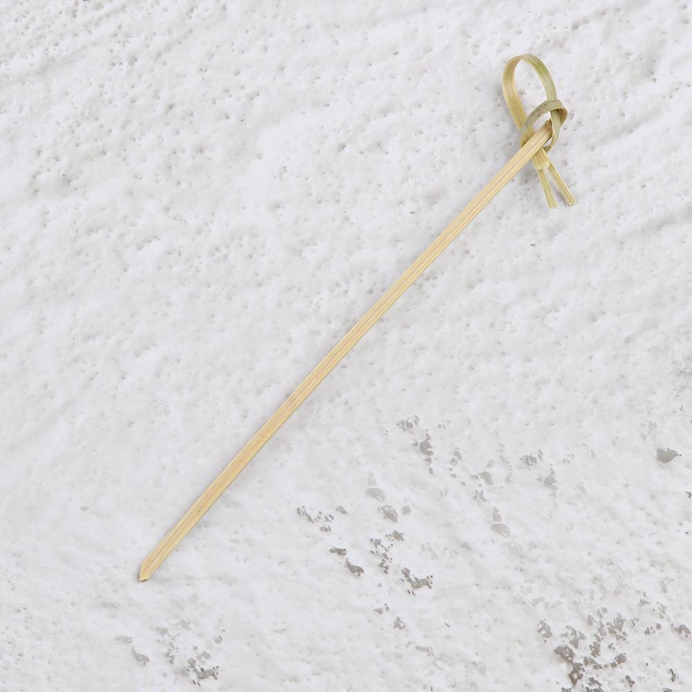 100pcs Household Party Decoration Bar Tool Bamboo Knot Skewers Stick Cocktail Picks Fruit Forks