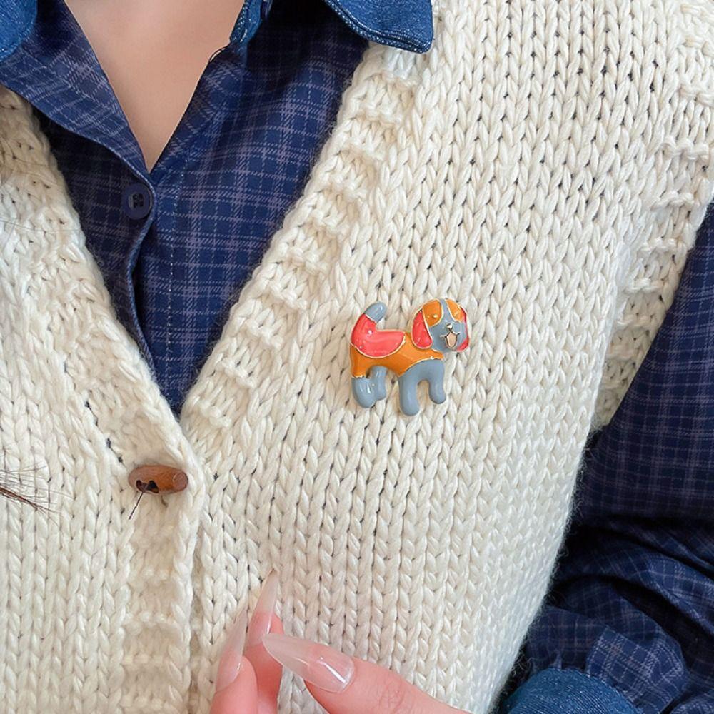 Sweet Drip Oil Animal Brooch Jewelry Accessories Animal Lapel Pins  Party Decoration