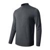 Men's Mock Neck Sweater Warm Wool Knitted
