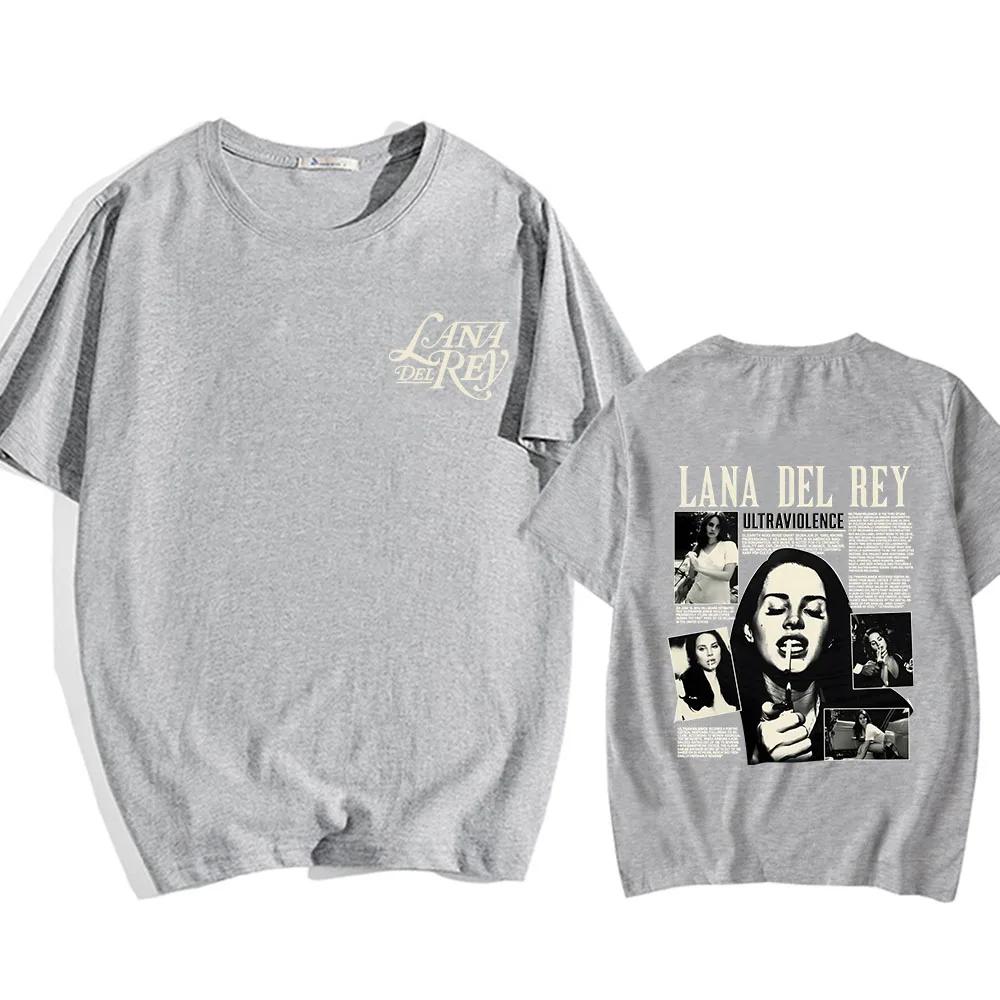 Lana Del Rey Singer Printing T-shirt Short Sleeve Cotton Soft Tee-shirt Spring Summer Casual /WoTshirts Camisas O-neck