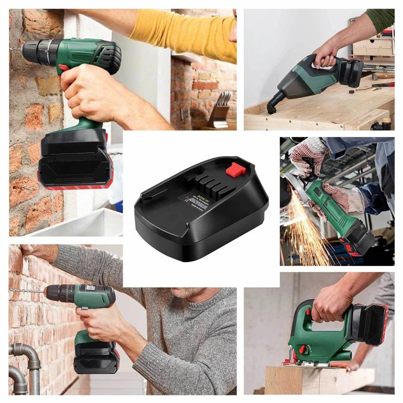 Адаптер-преобразователь аккумулятора Для Dewalt Для Bosch/Makita/Milwaukee 18V Li-ion Аккумулятор Преобразование для использования в инструментах Bosch C 14.4V/18V