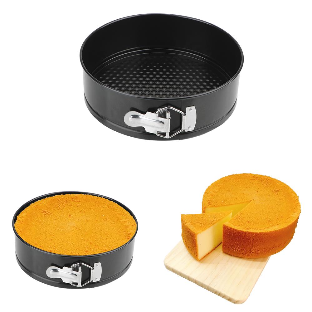 Cakes Molds Round Cake Pan Bakeware Kitchen Accessories Removable Bottom Carbon Steel Non-Stick Metal Bake Mould