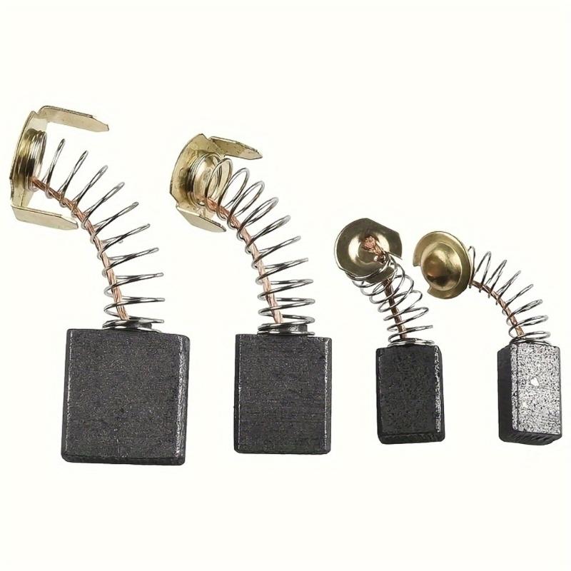 Набор из 40 штук угольных щеток 10 моделей, пропитанных медью, для ремонта электродвигателей промышленного оборудования
