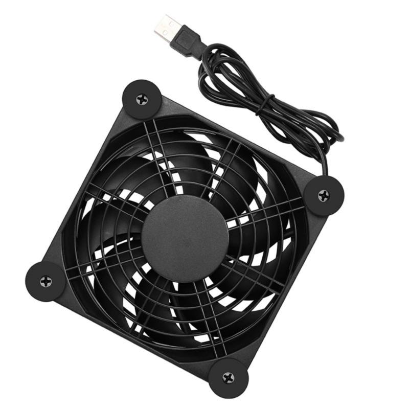 120mm USB 5V Cooling Fan Portable Cooling Fan for Tablet TV Receiver Router DVR Computer Cabinet Component Cooling