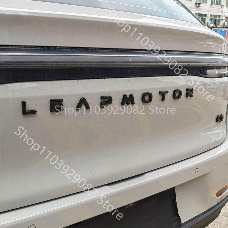 Для Leapmotor C10 C16 C11 B10 Черненая Автомобильная Наклейка-Буква На Эмблему Черный Воин Аксессуары для Внешнего Модификации