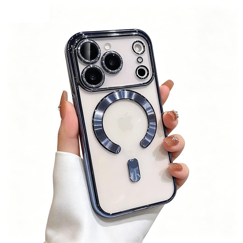 Чехлы 17promax для Магнитный Покрытый Чехол Для Для Iphone Air 17e 17 16e 16 15 14 Plus 13 12 11 Pro Max Силиконовая Задняя Крышка